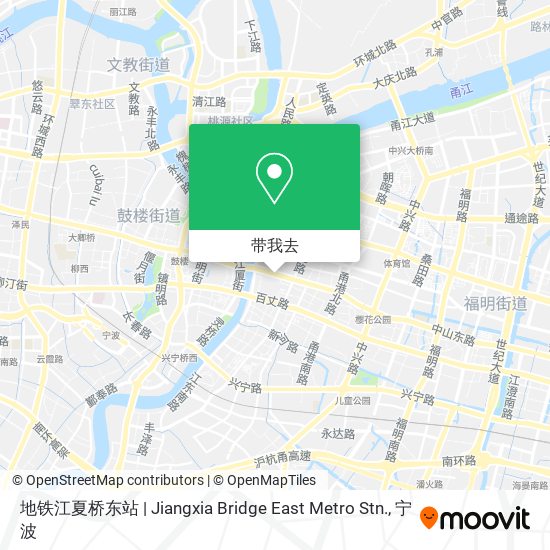 地铁江夏桥东站 | Jiangxia Bridge East Metro Stn.地图