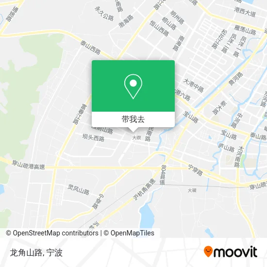 龙角山路地图
