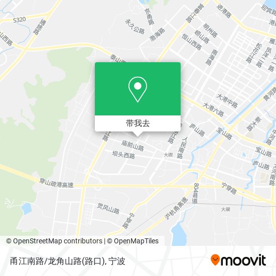 甬江南路/龙角山路(路口)地图