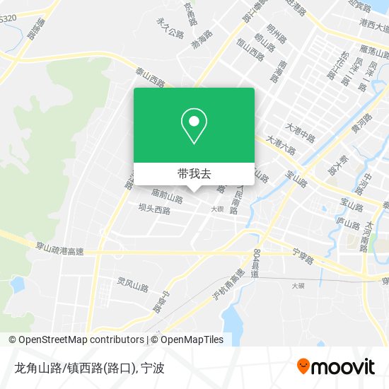龙角山路/镇西路(路口)地图