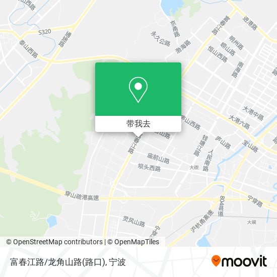 富春江路/龙角山路(路口)地图