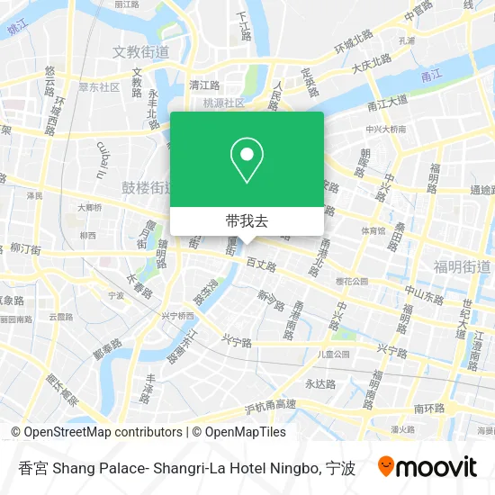香宮 Shang Palace- Shangri-La Hotel Ningbo地图