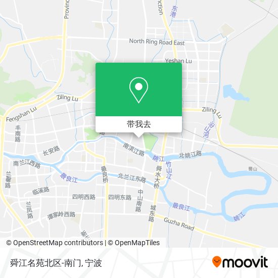 舜江名苑北区-南门地图