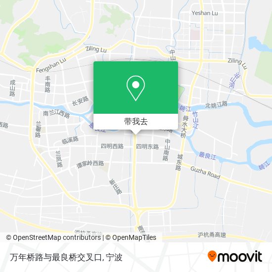 万年桥路与最良桥交叉口地图