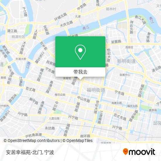 安居幸福苑-北门地图