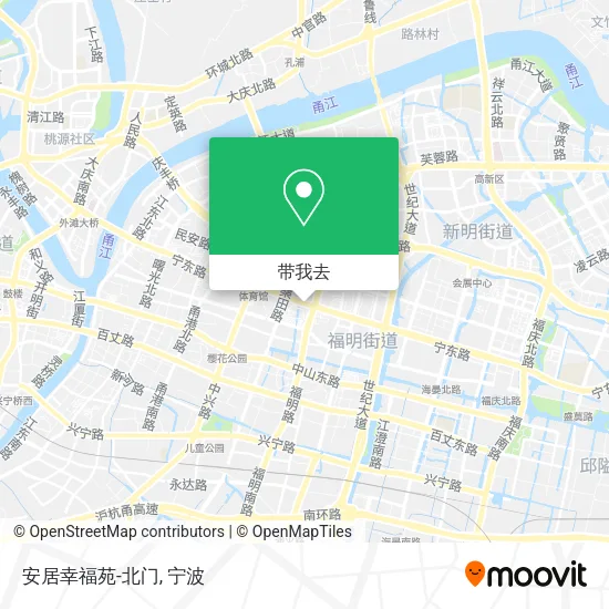 安居幸福苑-北门地图