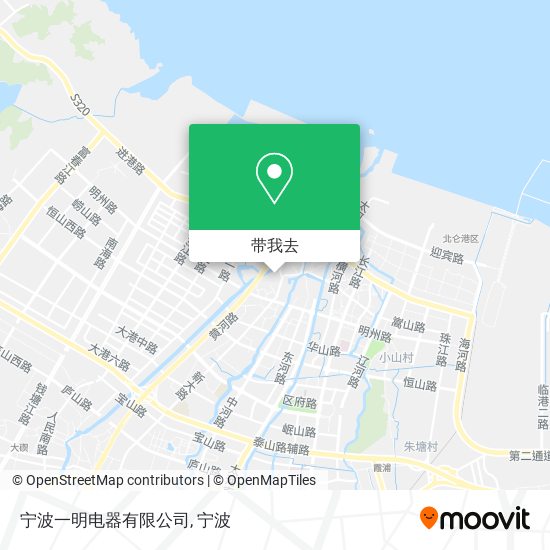 宁波一明电器有限公司地图