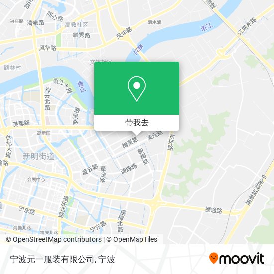 宁波元一服装有限公司地图