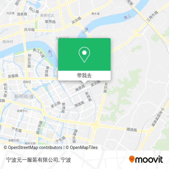 宁波元一服装有限公司地图
