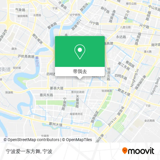 宁波爱一东方舞地图