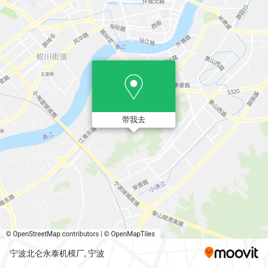 宁波北仑永泰机模厂地图