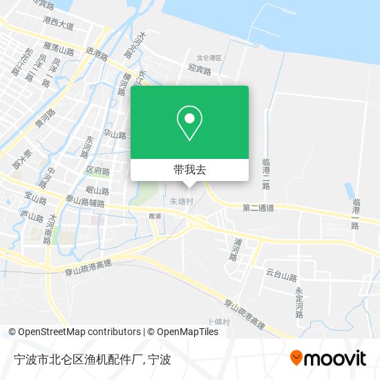 宁波市北仑区渔机配件厂地图