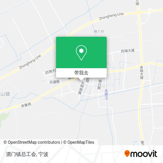 泗门镇总工会地图