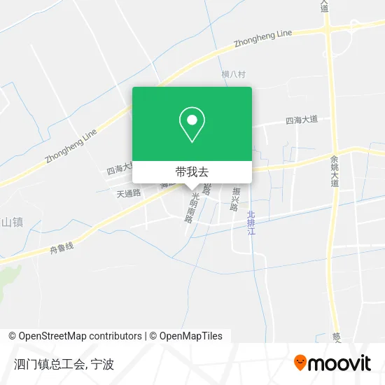 泗门镇总工会地图