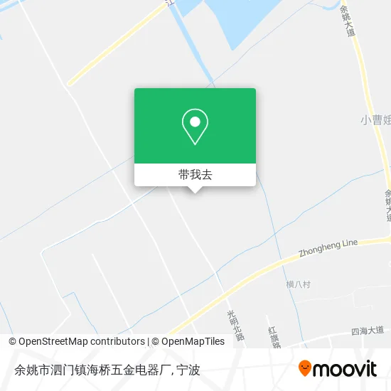 余姚市泗门镇海桥五金电器厂地图