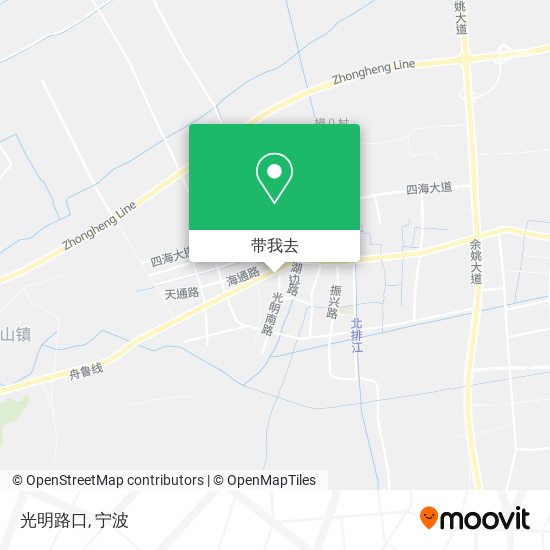 光明路口地图