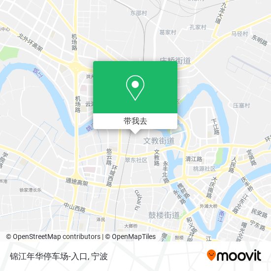锦江年华停车场-入口地图