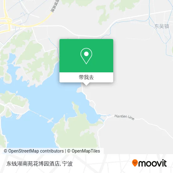 东钱湖南苑花博园酒店地图