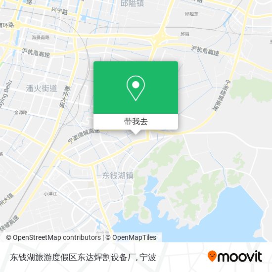 东钱湖旅游度假区东达焊割设备厂地图