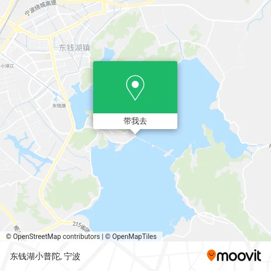 东钱湖小普陀地图