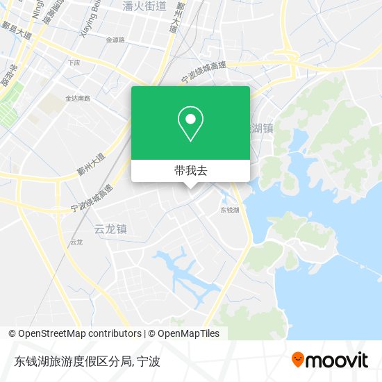东钱湖旅游度假区分局地图