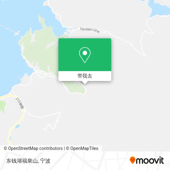 东钱湖福泉山地图