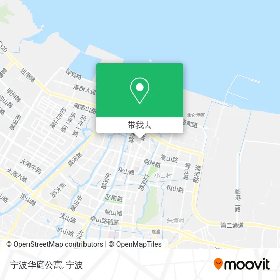 宁波华庭公寓地图