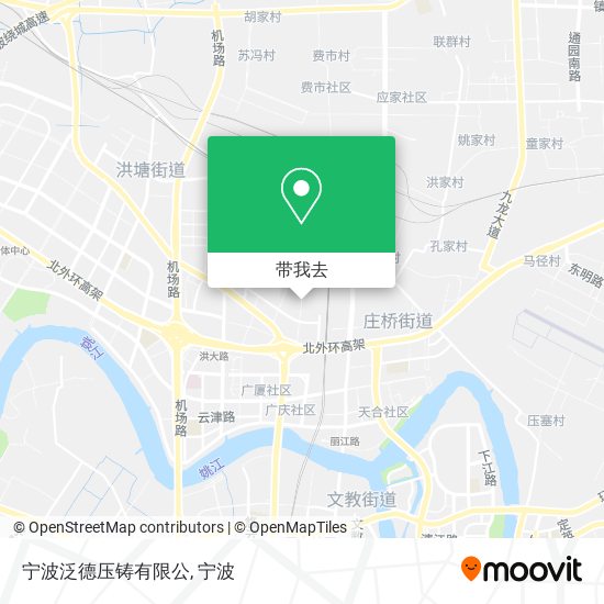 宁波泛德压铸有限公地图