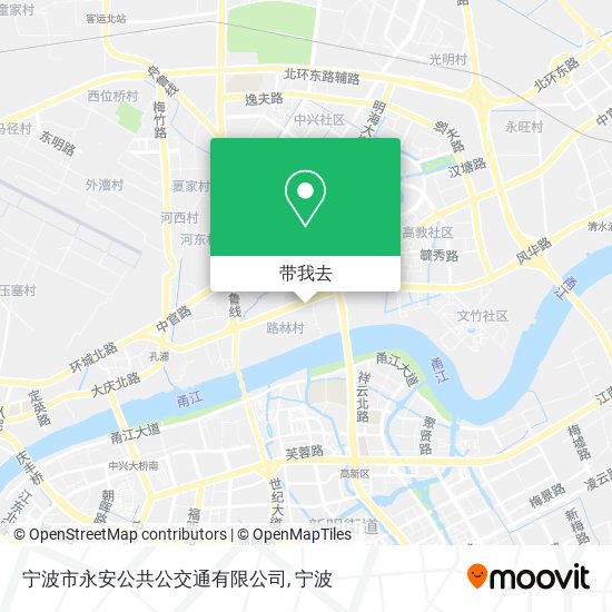 宁波市永安公共公交通有限公司地图