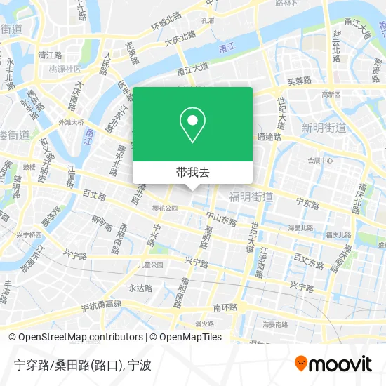 宁穿路/桑田路(路口)地图