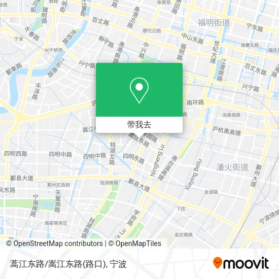 蒿江东路/嵩江东路(路口)地图
