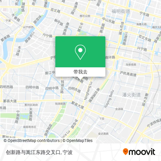 创新路与嵩江东路交叉口地图