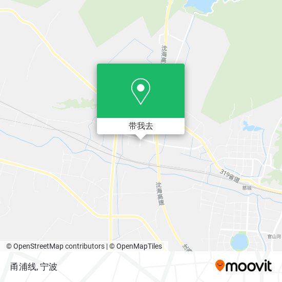 甬浦线地图