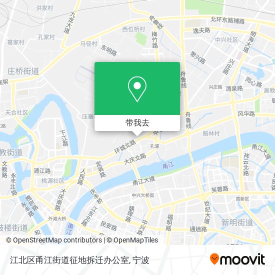 江北区甬江街道征地拆迁办公室地图