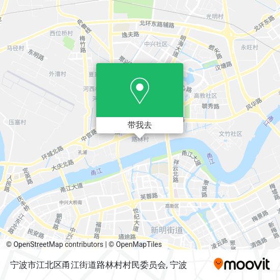 宁波市江北区甬江街道路林村村民委员会地图