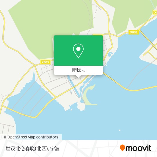 世茂北仑春晓(北区)地图