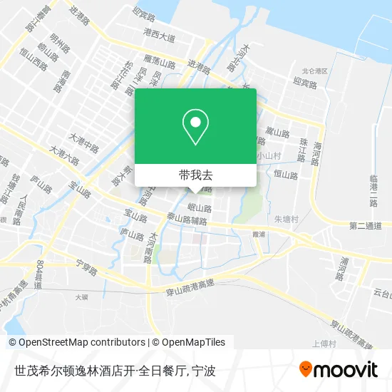 世茂希尔顿逸林酒店开·全日餐厅地图