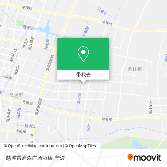 慈溪雷迪森广场酒店地图