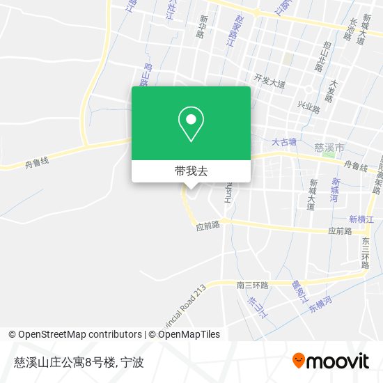 慈溪山庄公寓8号楼地图