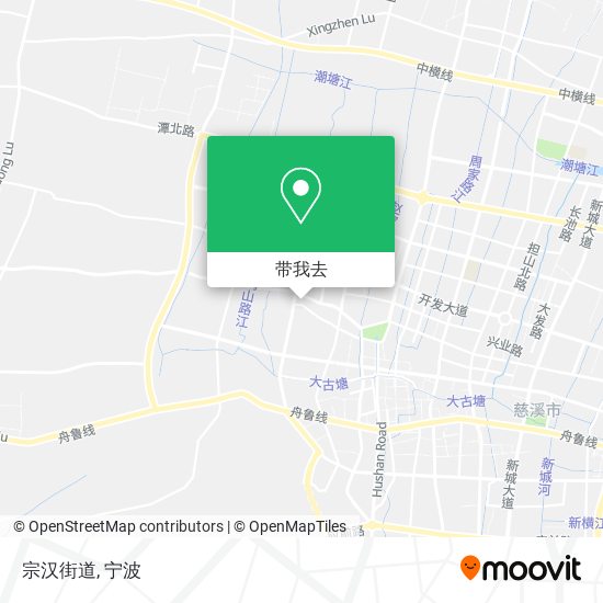 宗汉街道地图