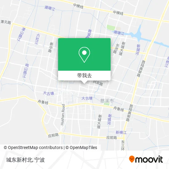城东新村北地图