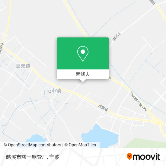 慈溪市慈一钢管厂地图