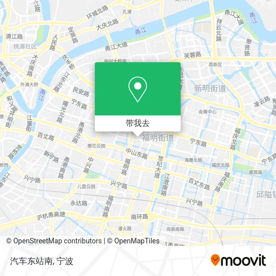 汽车东站南地图