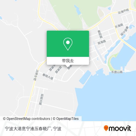 宁波大港意宁液压春晓厂地图