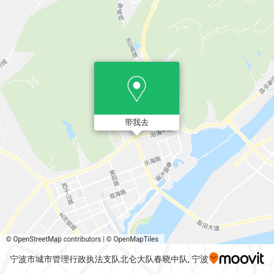 宁波市城市管理行政执法支队北仑大队春晓中队地图