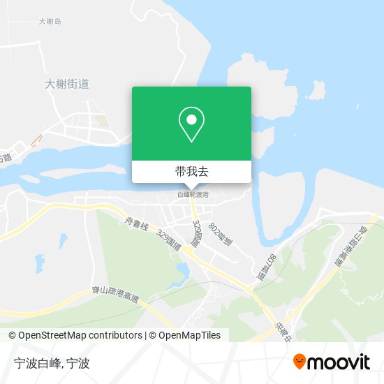 宁波白峰地图