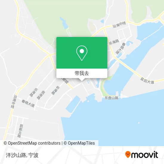 洋沙山路地图