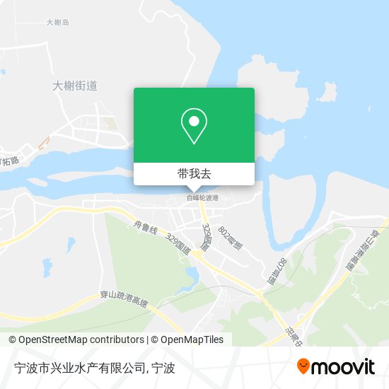 宁波市兴业水产有限公司地图