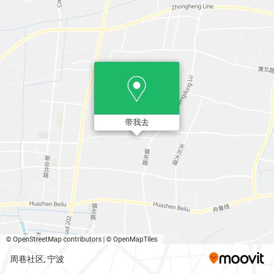 周巷社区地图