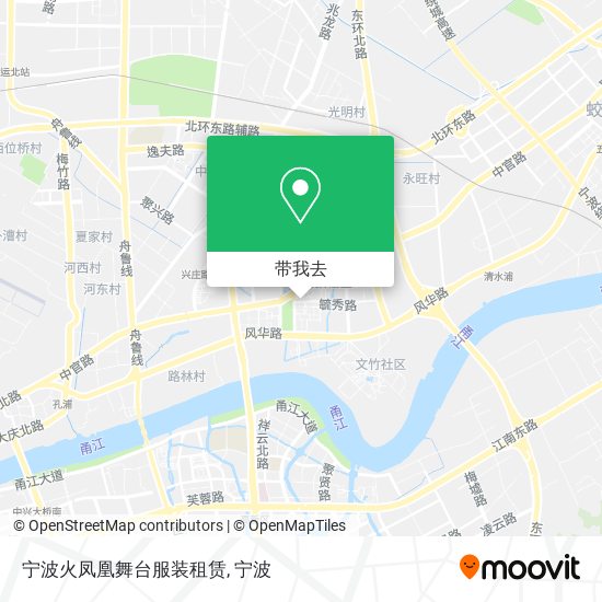 宁波火凤凰舞台服装租赁地图